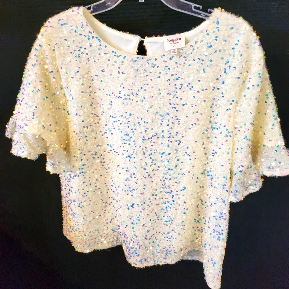 Sparkly cocktail top